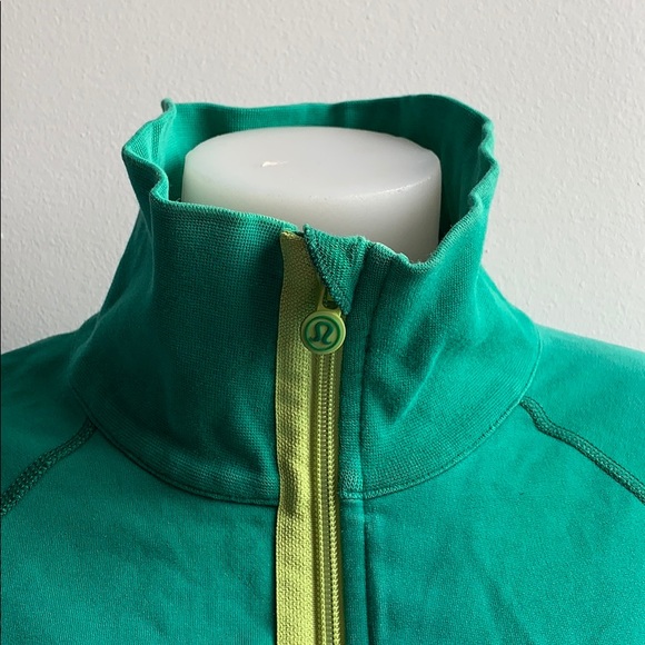 Green Lululemon Zip Up - Picture 3 of 9